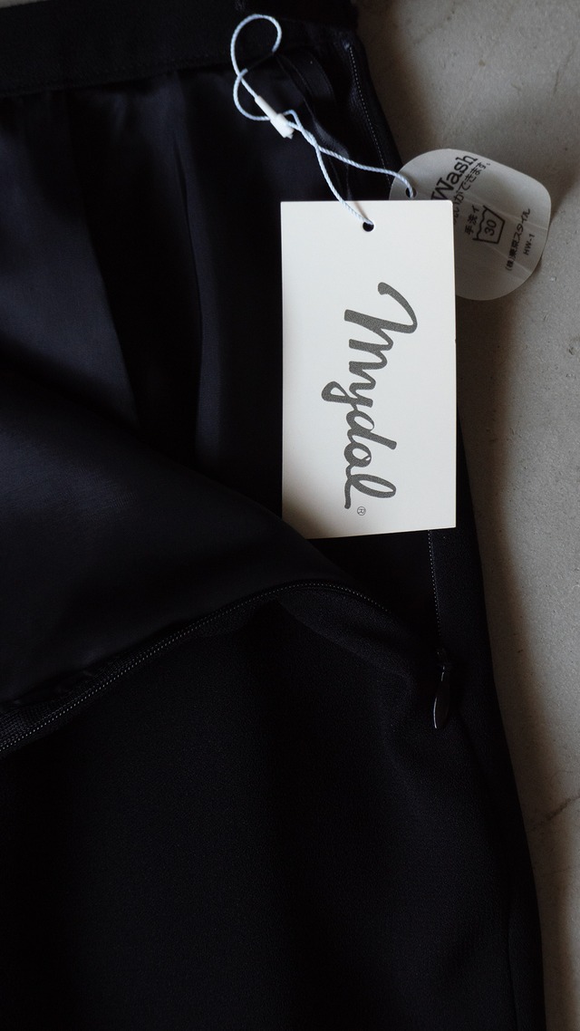"Mydol" 1990s Tuck georgette trousers