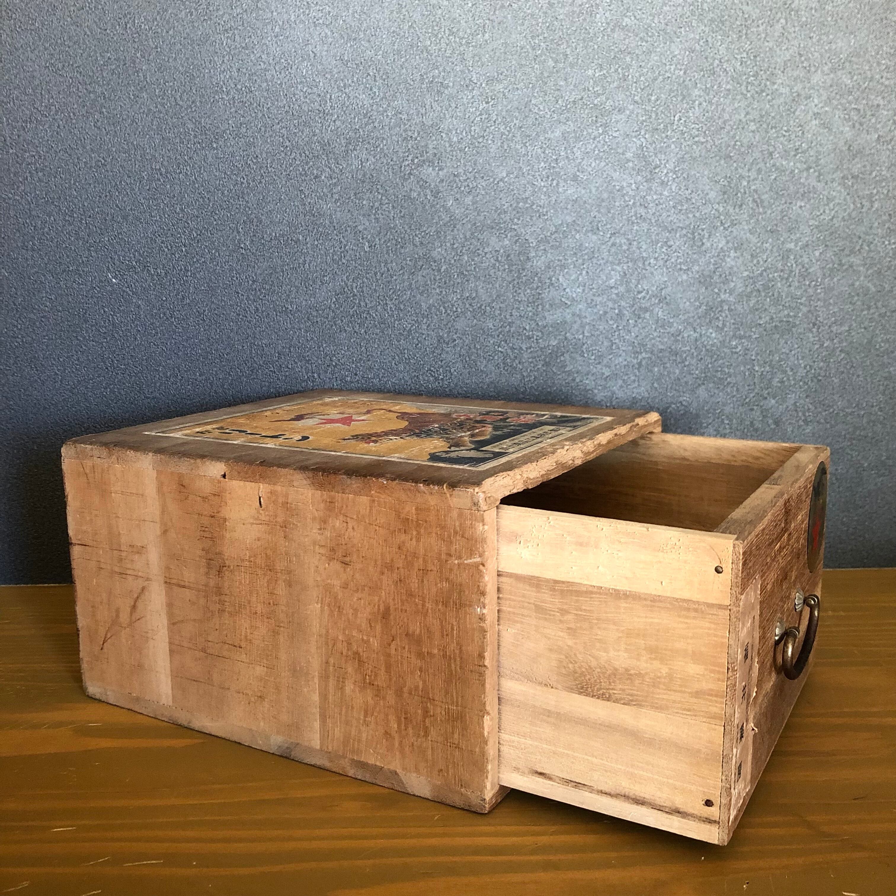 昭和レトロな木製薬箱］C50037 | 古物商店HYSOKA［ひそか］