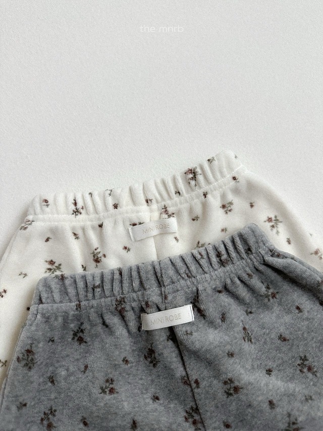 【即納】minirobe/Flower Shorts (melange/L)