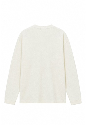 BREATH / BH waffle LS tee white