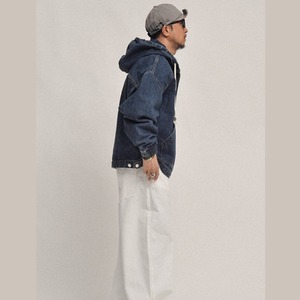 インディゴスモーク・デニムアノラック A2122