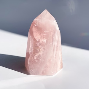 ローズクォーツタワー15◇Rose Quartz Tower◇天然石・パワーストーン・鉱石