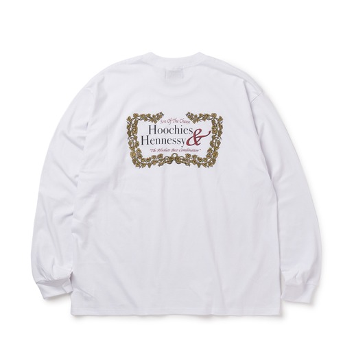 【SON OF THE CHEESE】"Hoochies&Hennessy" L/S TEE(WHITE)＜国内送料無料＞