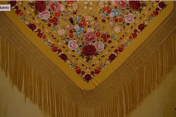 フラメンコ マントン シルク製 ref.34323 | artesania