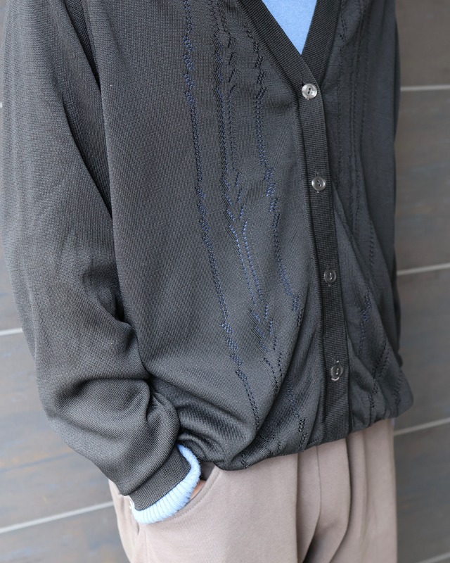 Sheer design cardigan