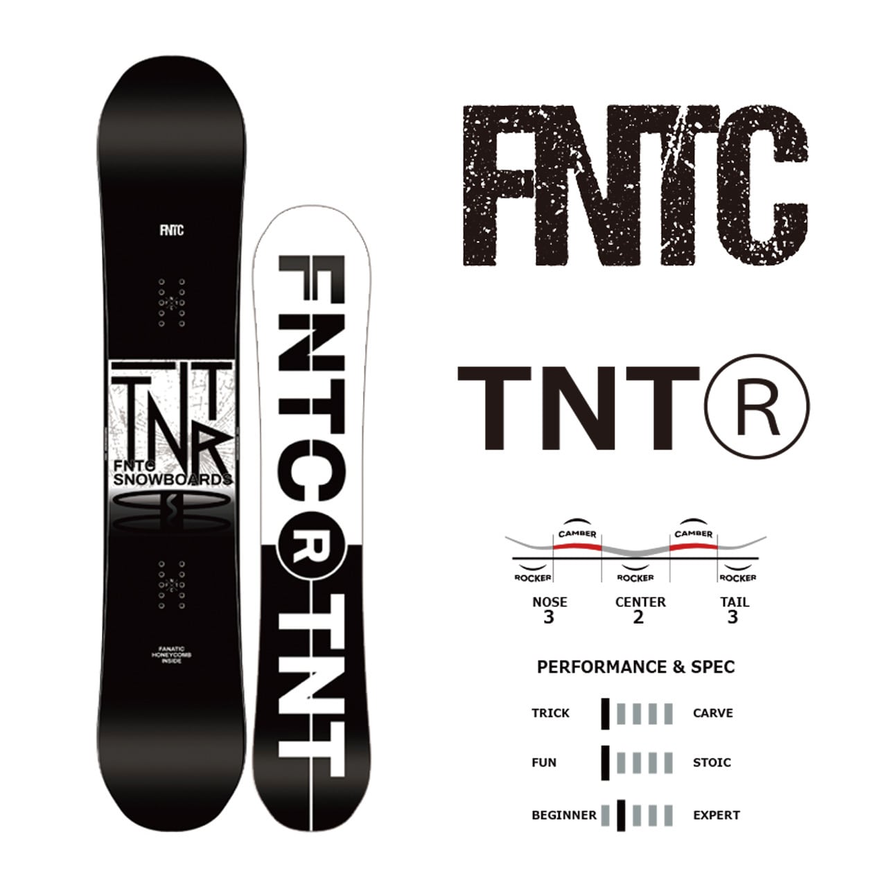 【グラトリ】FNTC TNT 19-20モデル　153cm