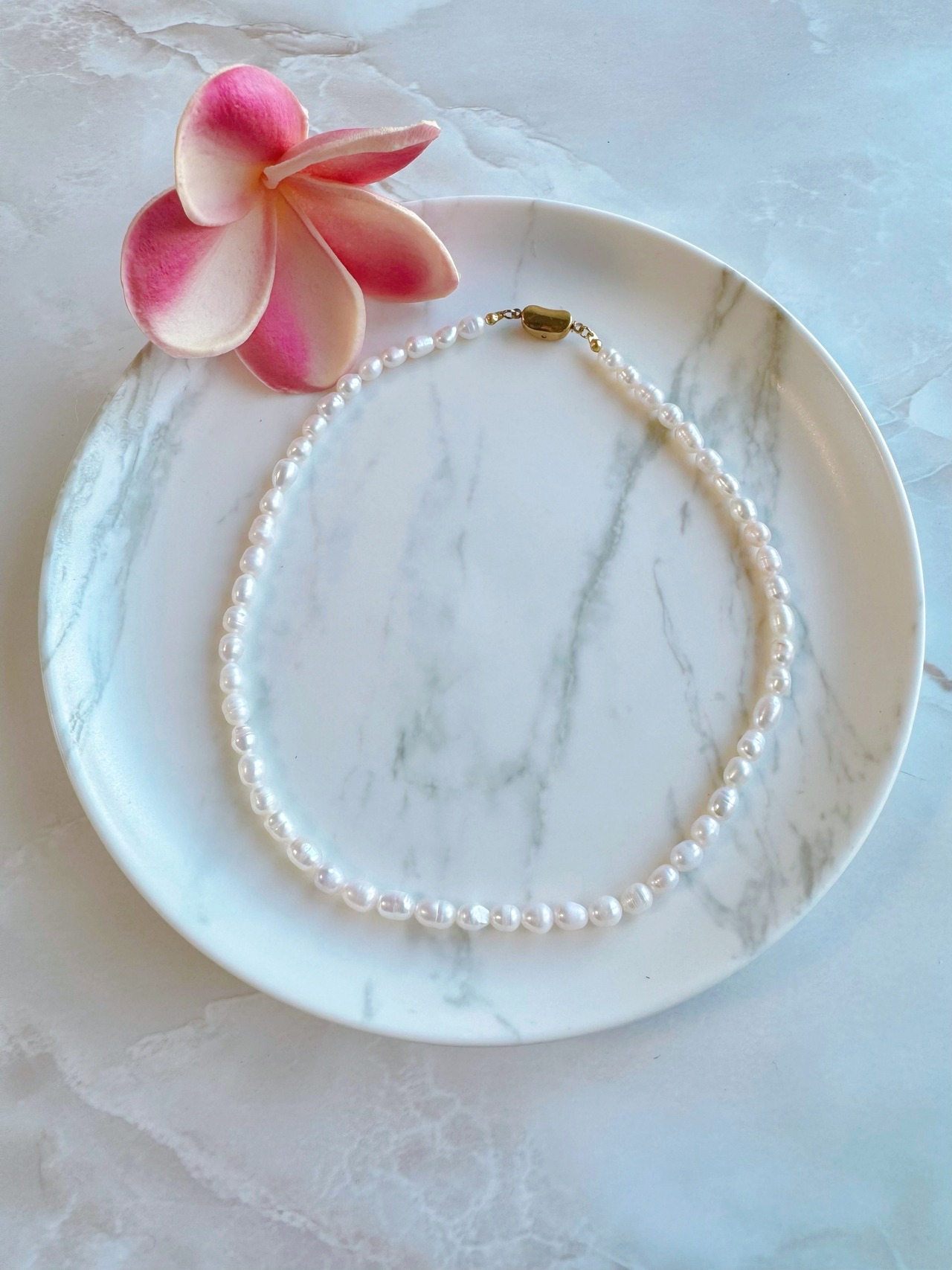 Freshwater pearl necklace(淡水パールネックレス)