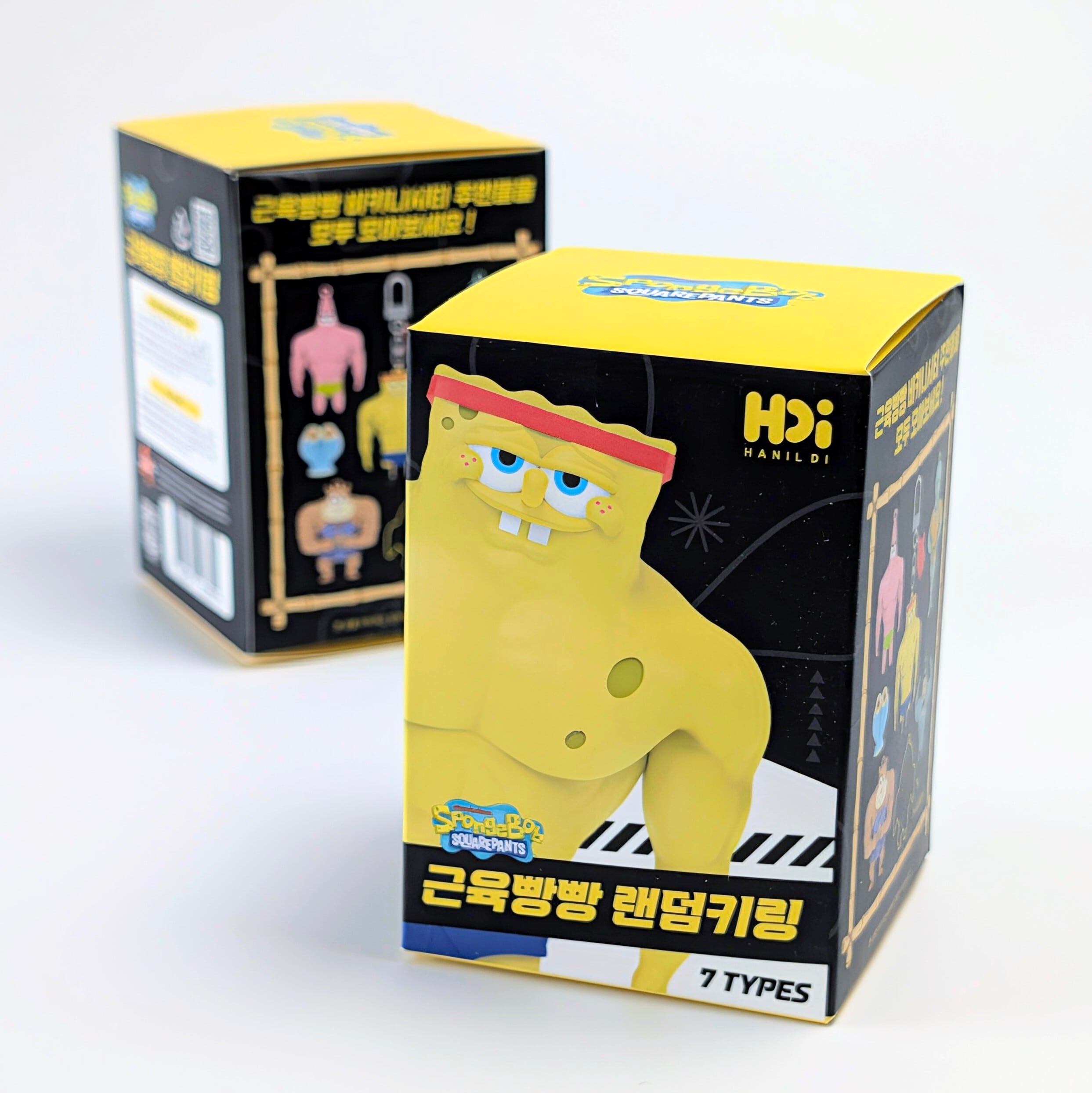 ⚡️KOREA Exclusive⚡️【 SpongeBob SquarePants ( スポンジボブスクエアパンツ ) 】※開封済販売 『 ゲイリー 』 / 韓国限定‼️筋肉パンパン マッスルランダムキーリング / マスコット〚アメリカン雑貨 アメトイ〛