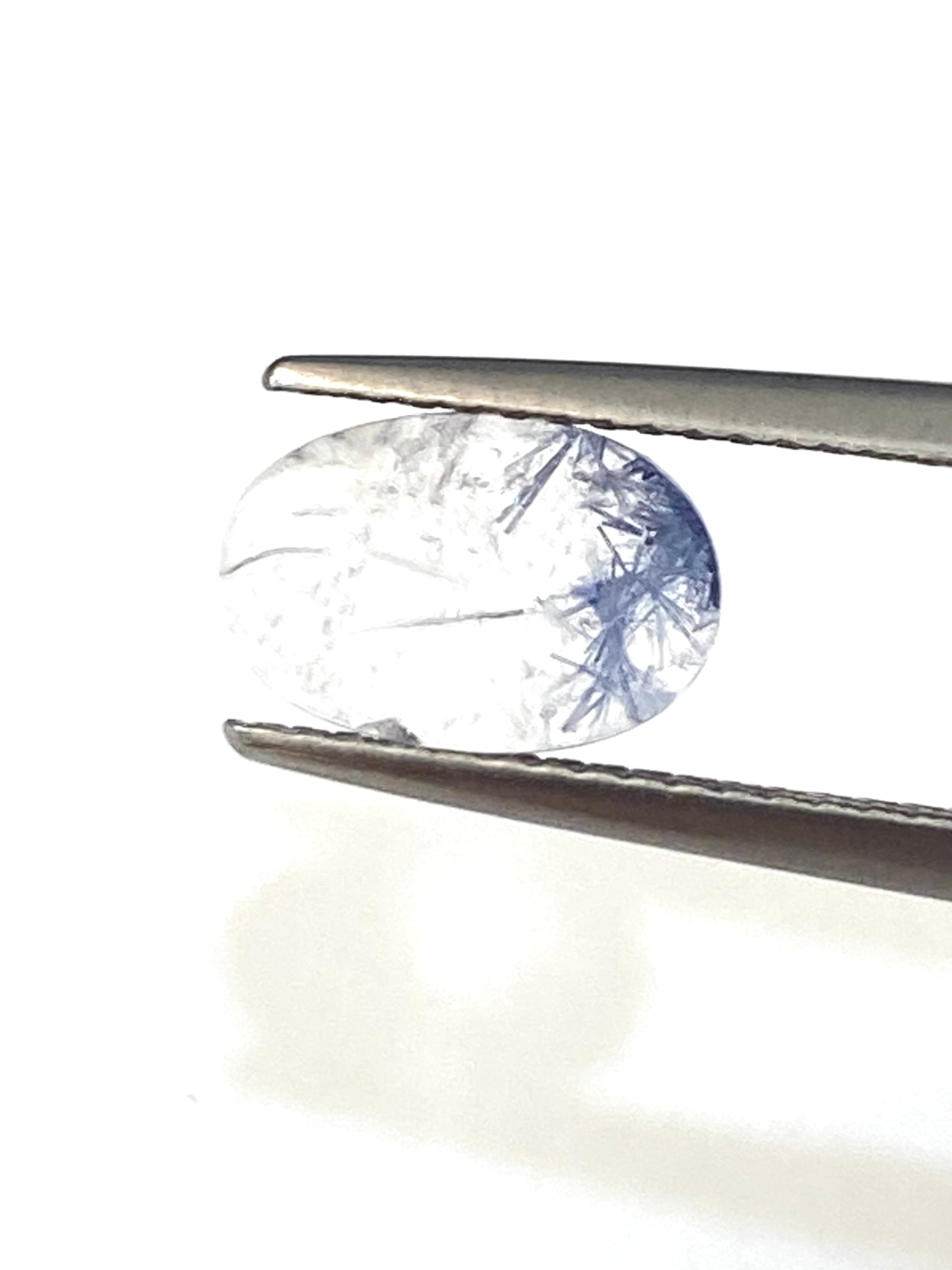 2.デュモルチェライトinクォーツ［No.M-9782］ | デザインアトリエ