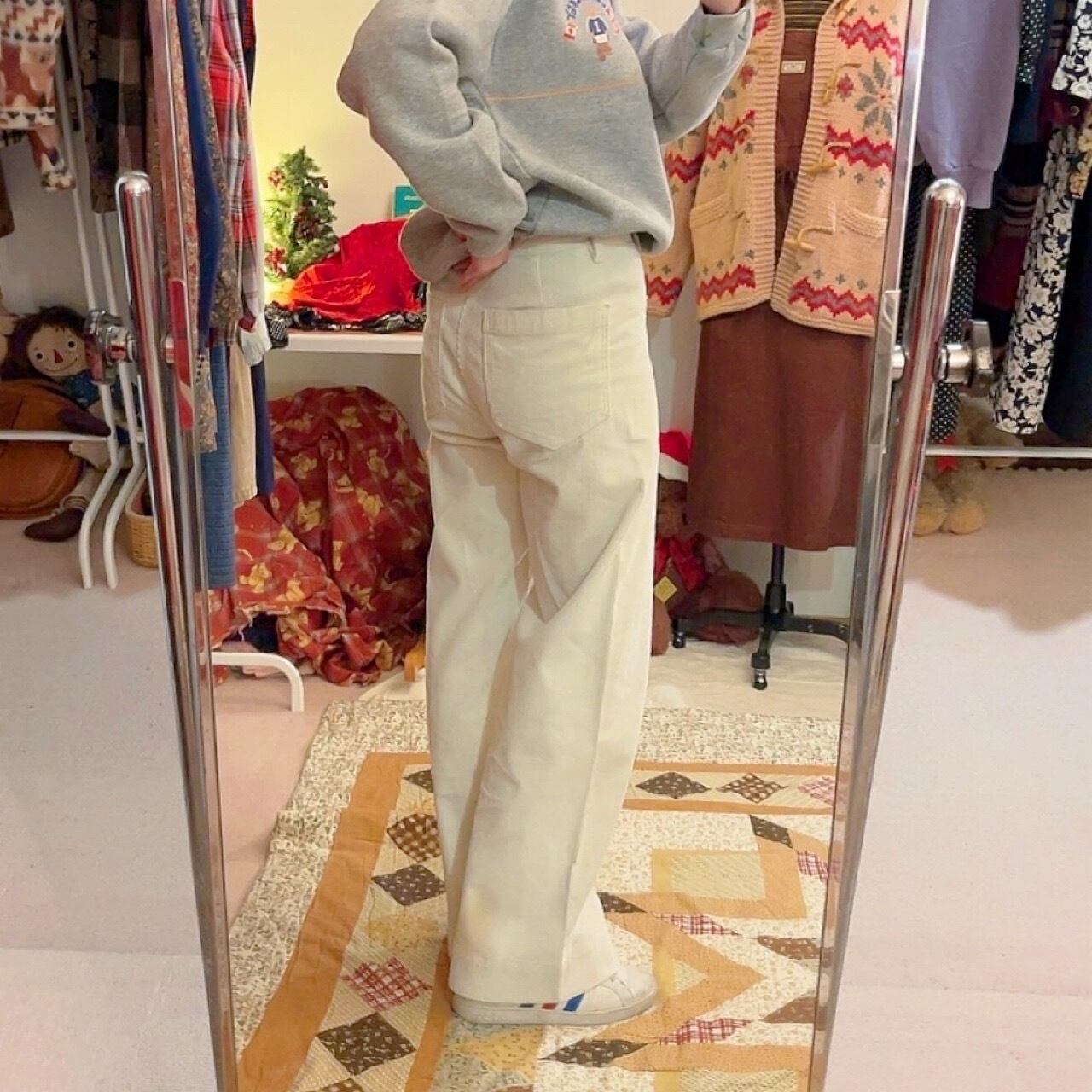 GAP / white corduroy pants