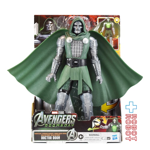 ハズブロ マーベル アベンジャーズ ドゥームズ・デイ パワーグロウ ドクター・ドゥーム 10インチ アクションフィギュア 未開封