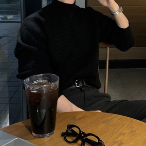 ベーシックモックネックニット　MT0080348