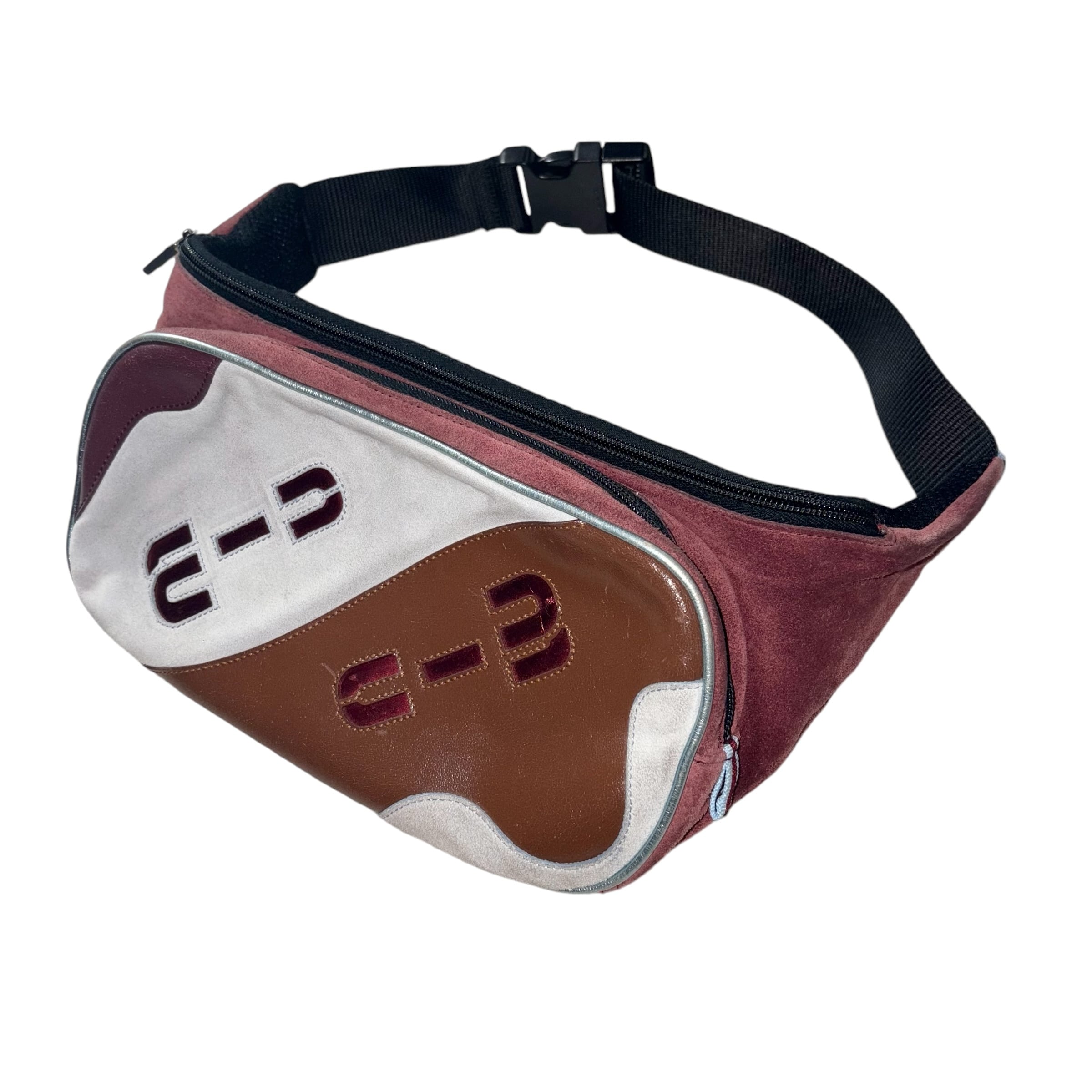 miumiu ウエストポーチ　archive bag archive MIU MIU leather × nylon waist pouch “miu miu” | NOIR ONLINE