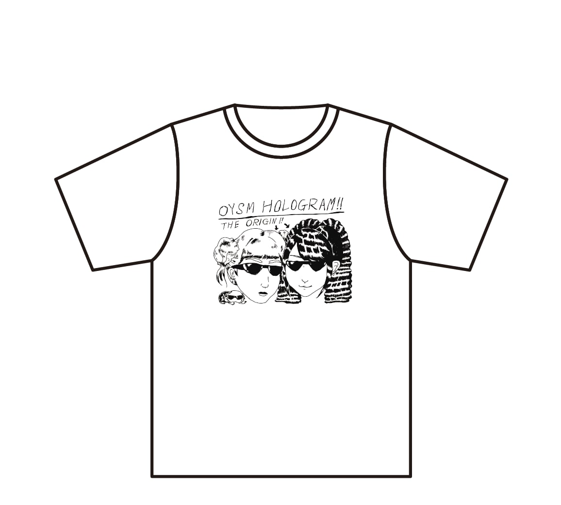 おやすみホログラムTHE ORIGIN Tシャツ 白 | goodnight! records
