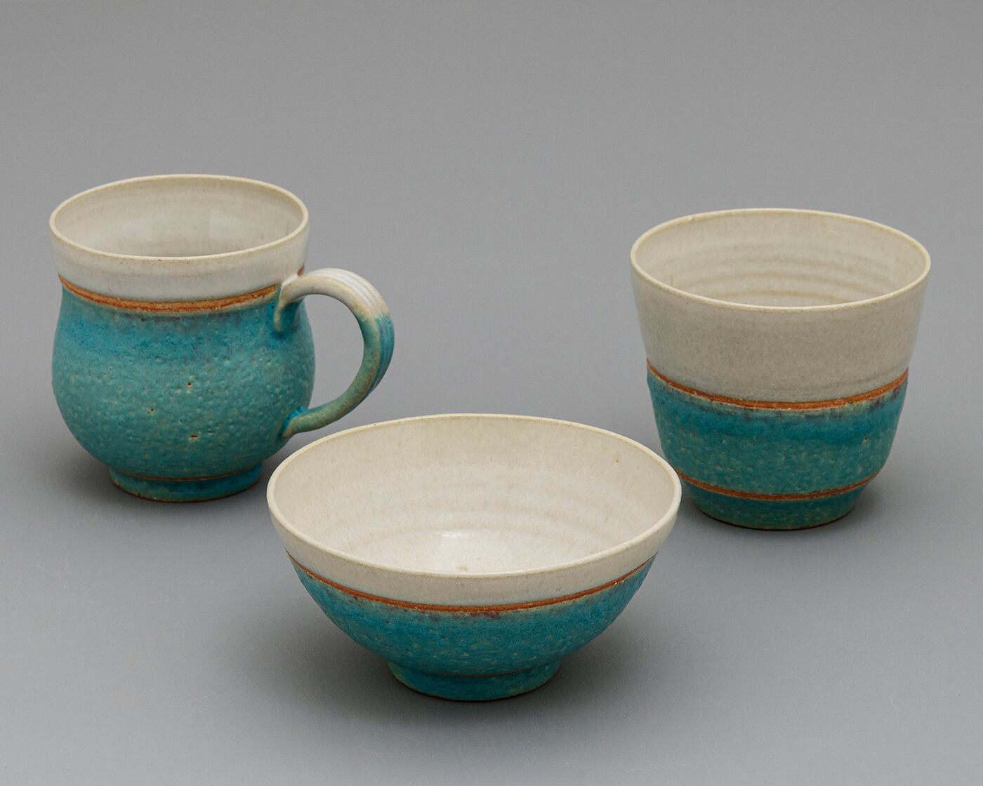 ご飯茶碗／トルコ青UTSUWA