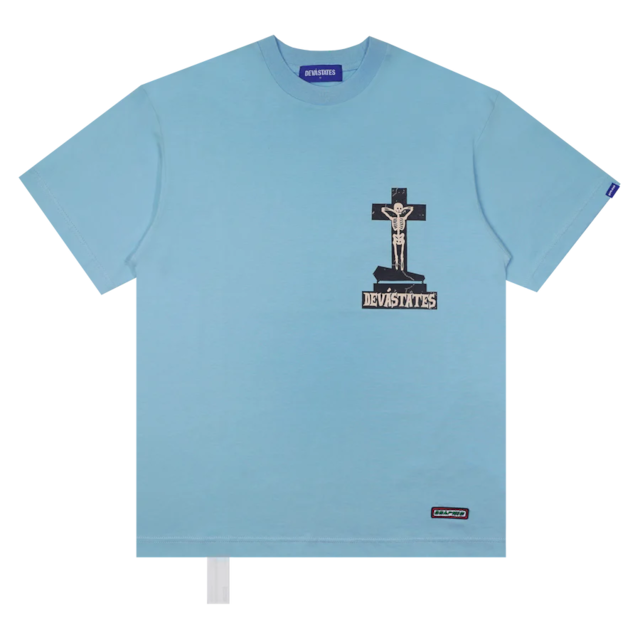 【DEVA STATES】Tshirt - STYX - Washed Blue