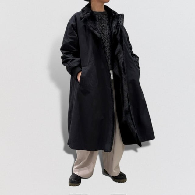 mizuiro ind back boa coat | CoCo Cuore