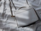 AMERICA 1990’s OLD COACH “White leather” 2way bag