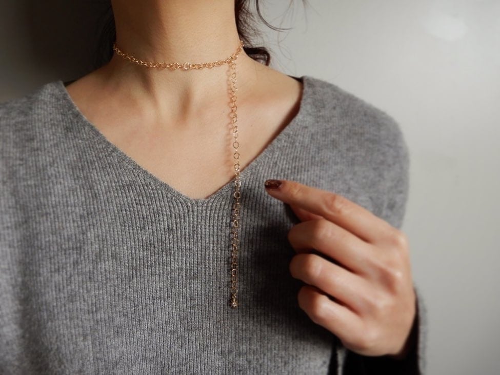 限定商品＞ ” À la mode・gold ” 〜 necklace & bracelet：2way