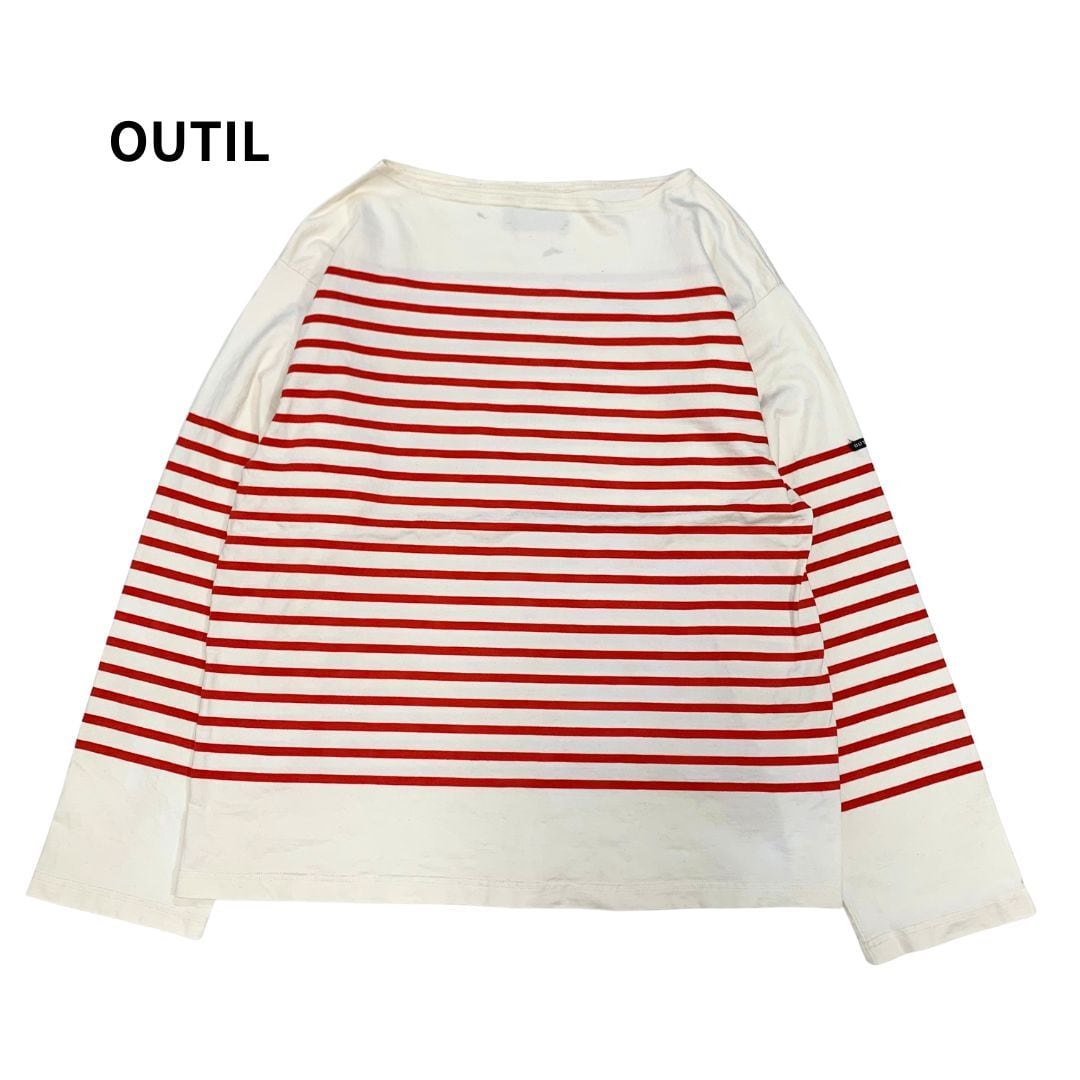 OUTIL ウティ TRICOT AAST トリコア バスクシャツ オーバーサイズ