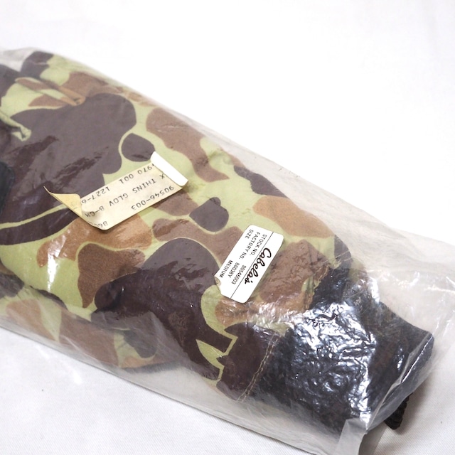 【NOS】Cabelas GORE-TEX×Leather hunting glove M frog skin camo /USA製 90s ビンテージ 手袋