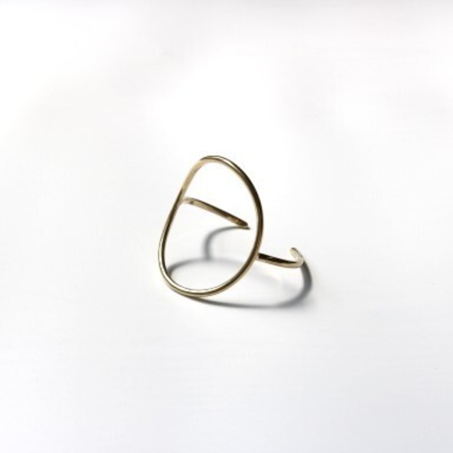 accessories mau | 平打ち brass bangle 2cm | F・O・B STORE