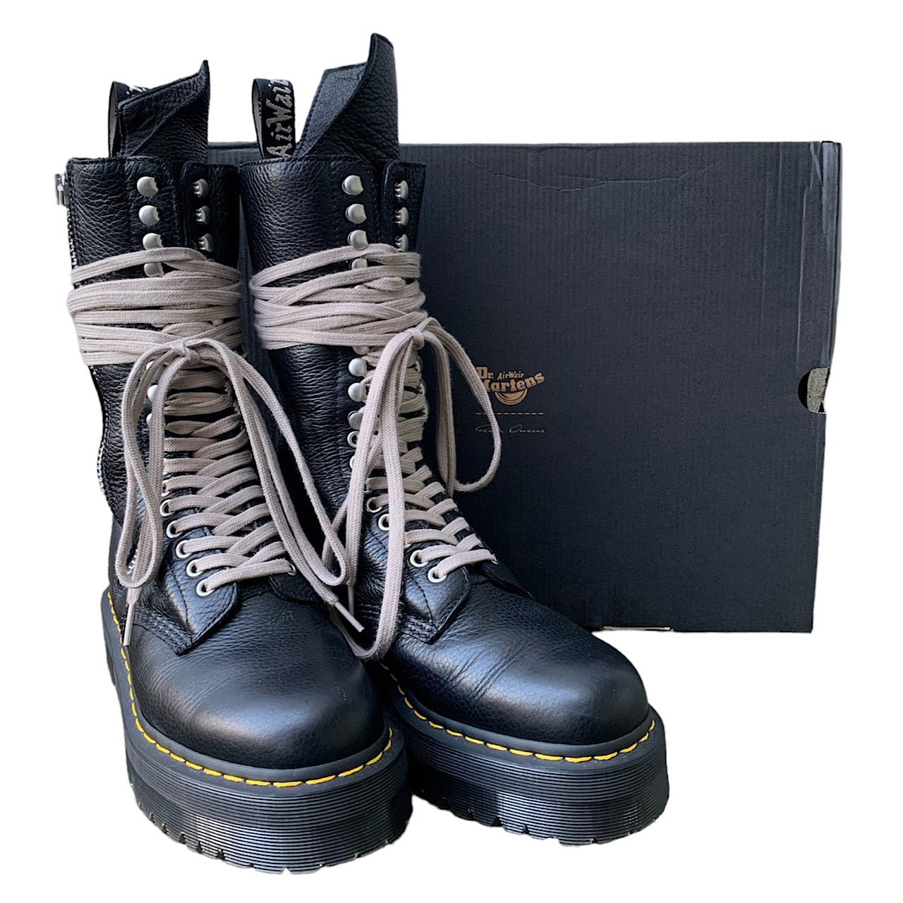 Dr.Martens × Rick Owens 18 Hole Long Boots | CYD