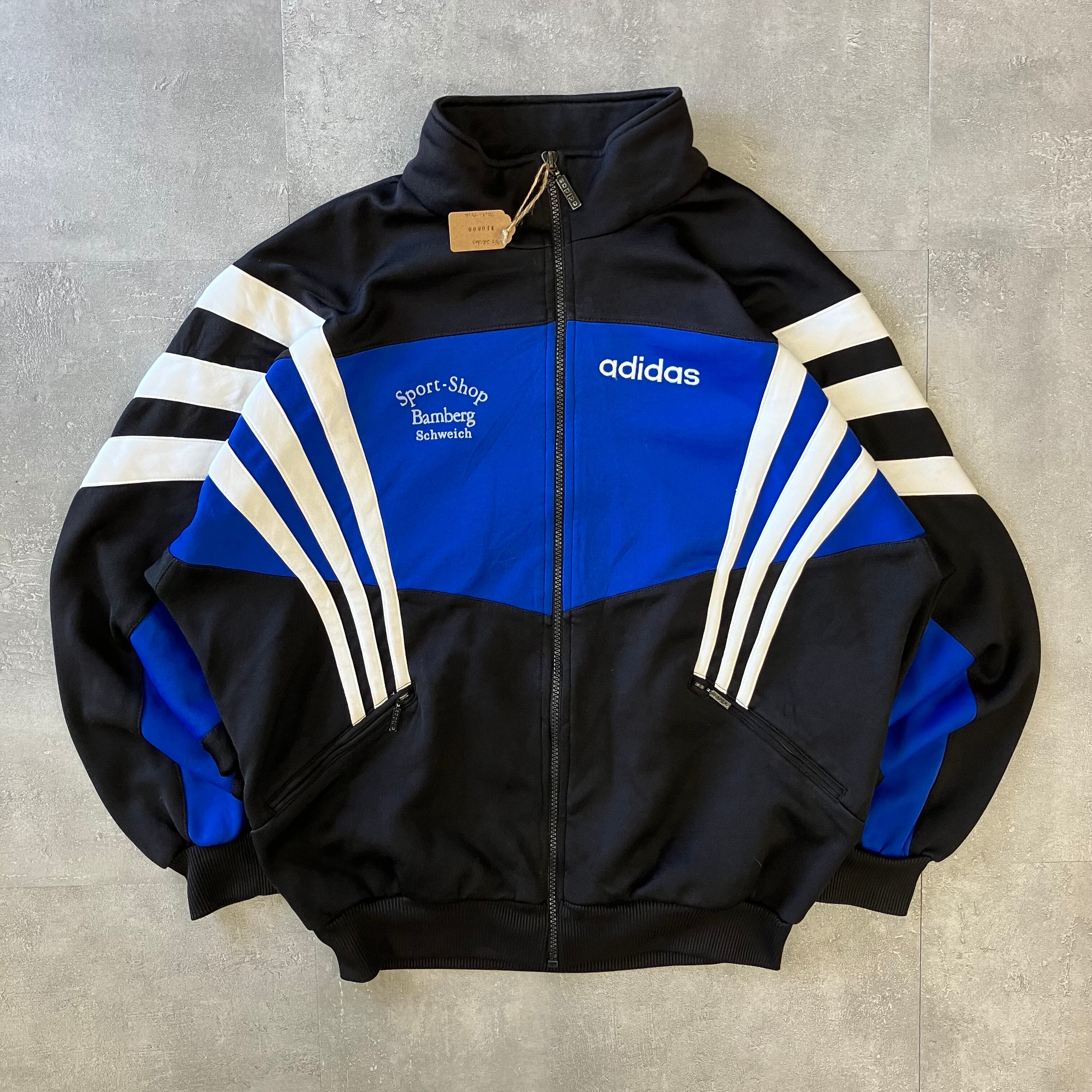 adidas ~90s トラックジャケット フロッキープリント No.1734