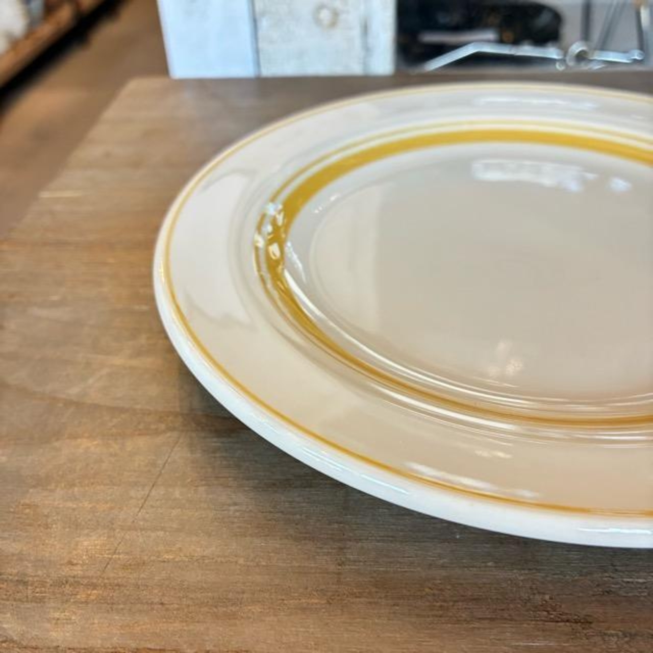 Countryside Cake Plate 17.5cm 4color　カントリーサイドケーキ皿　全4色　イエロー　ブルー　ネイビー　グリーン　小皿　電子レンジ　食洗機　オーブン
