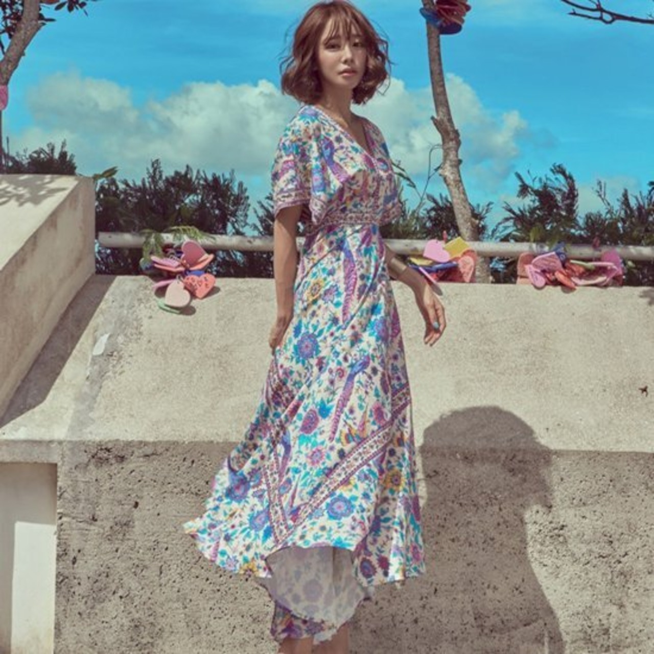 リゾートワンピース ロングワンピース マキシ ワンピース リゾート 夏 