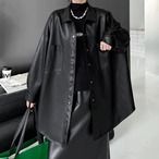 PU leather shirt (ME469)