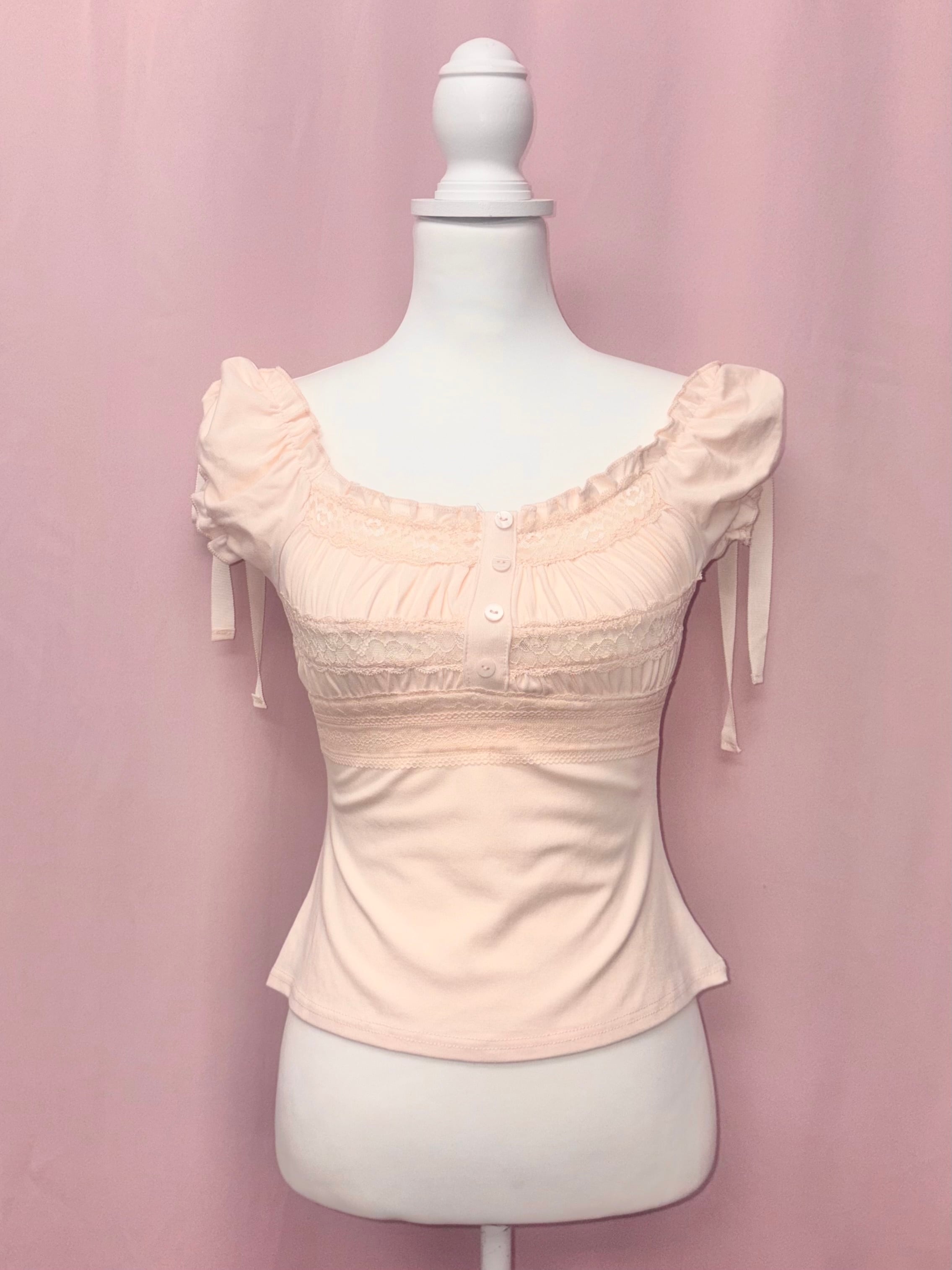 Princess lace off shoulder tops