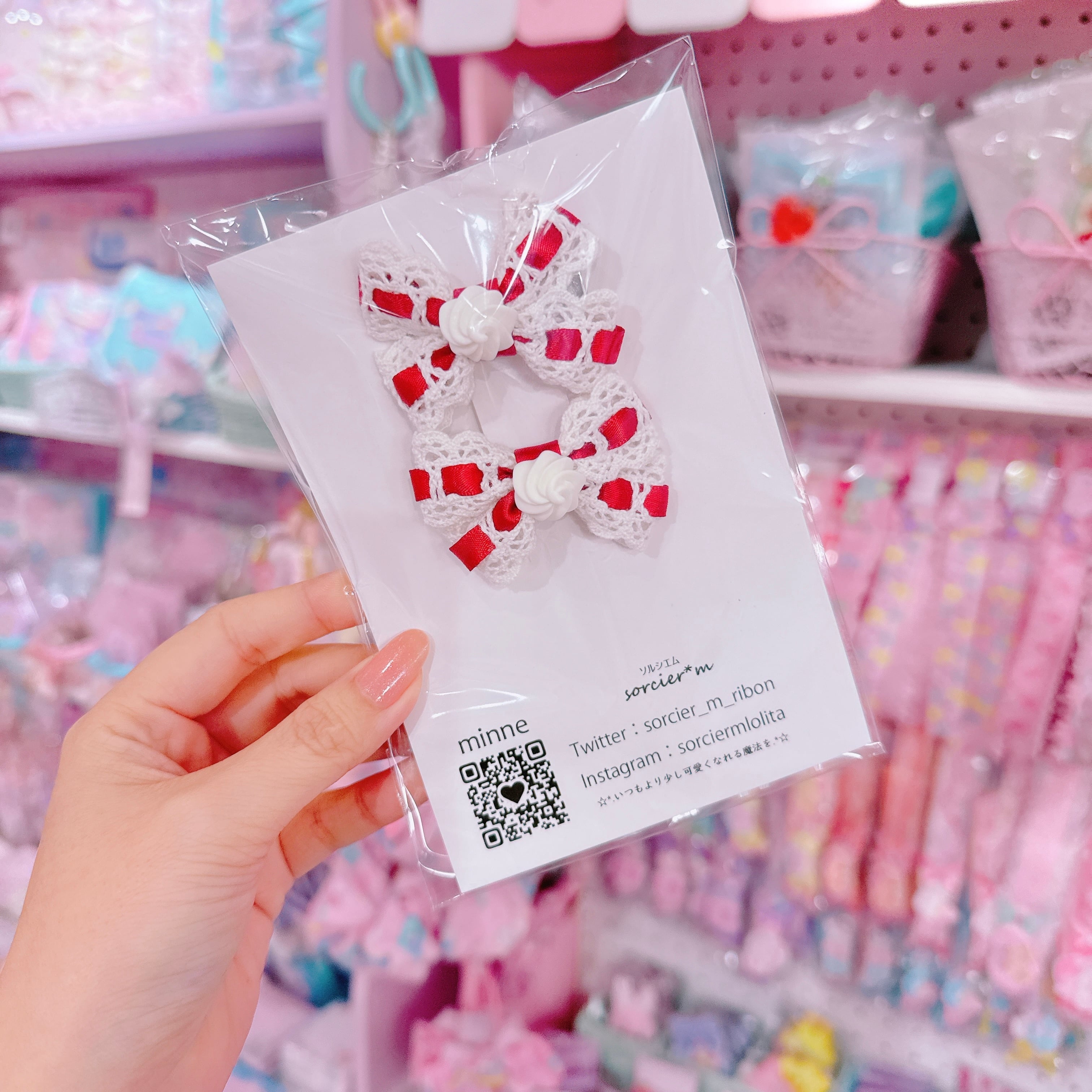 【E10】7-26ツインヘアクリップ