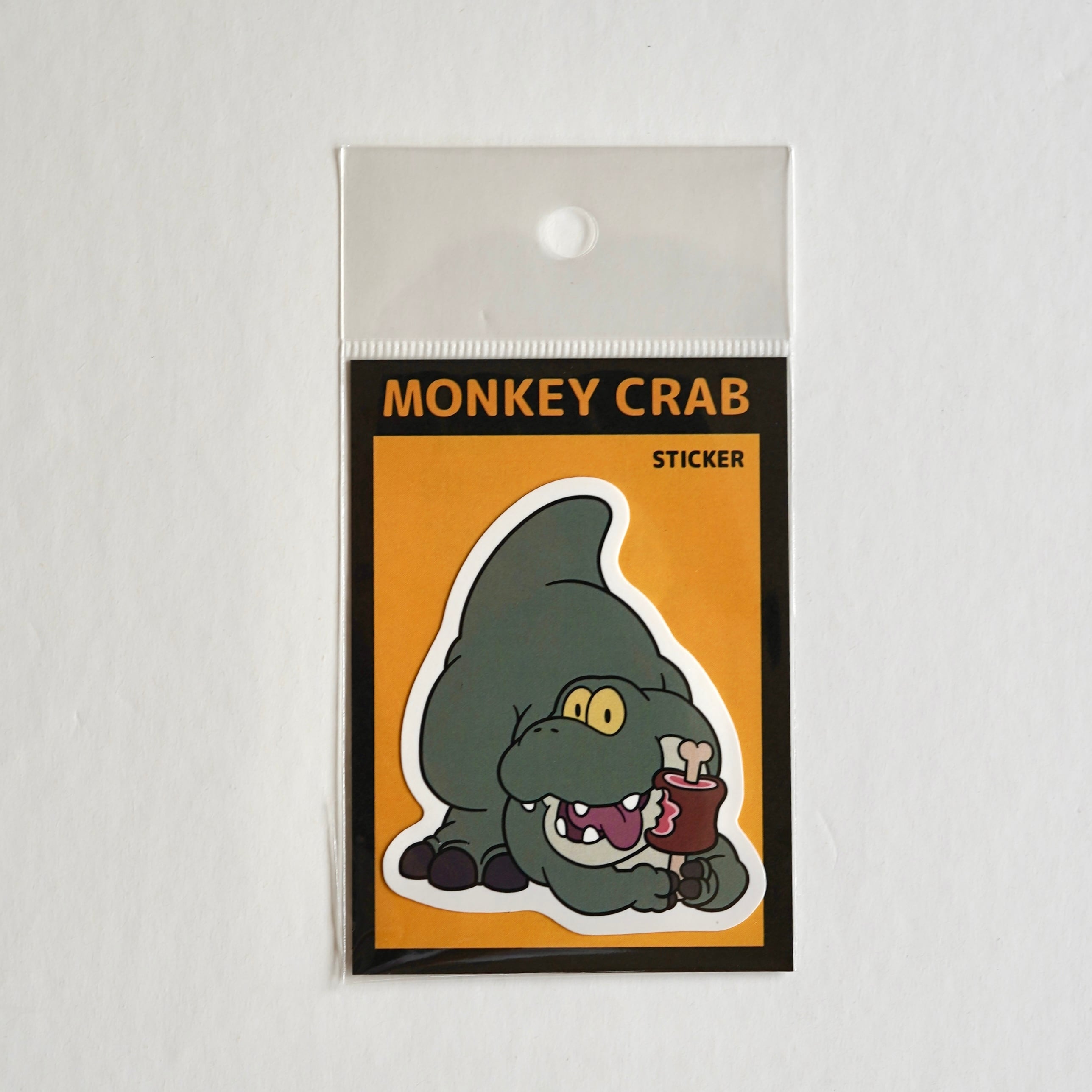 Sticker /Tiny Rex Bone-in ham | MONKEY CRAB