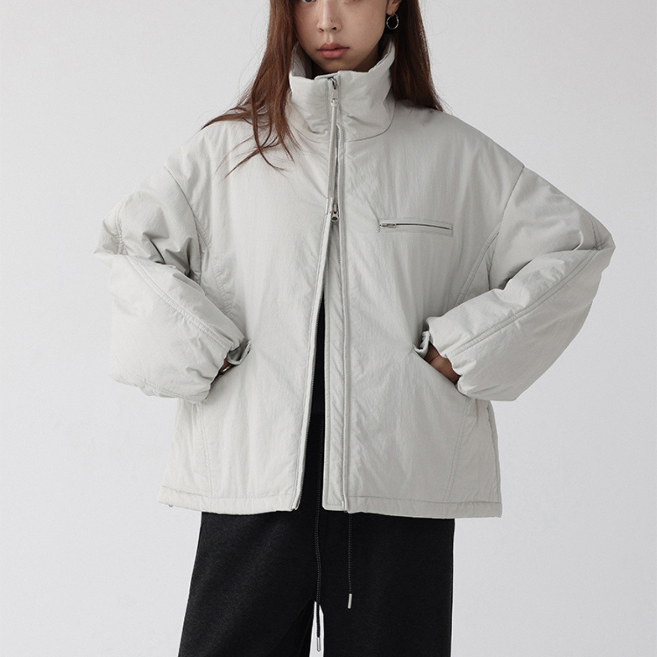 Minimal High Neck down T3972