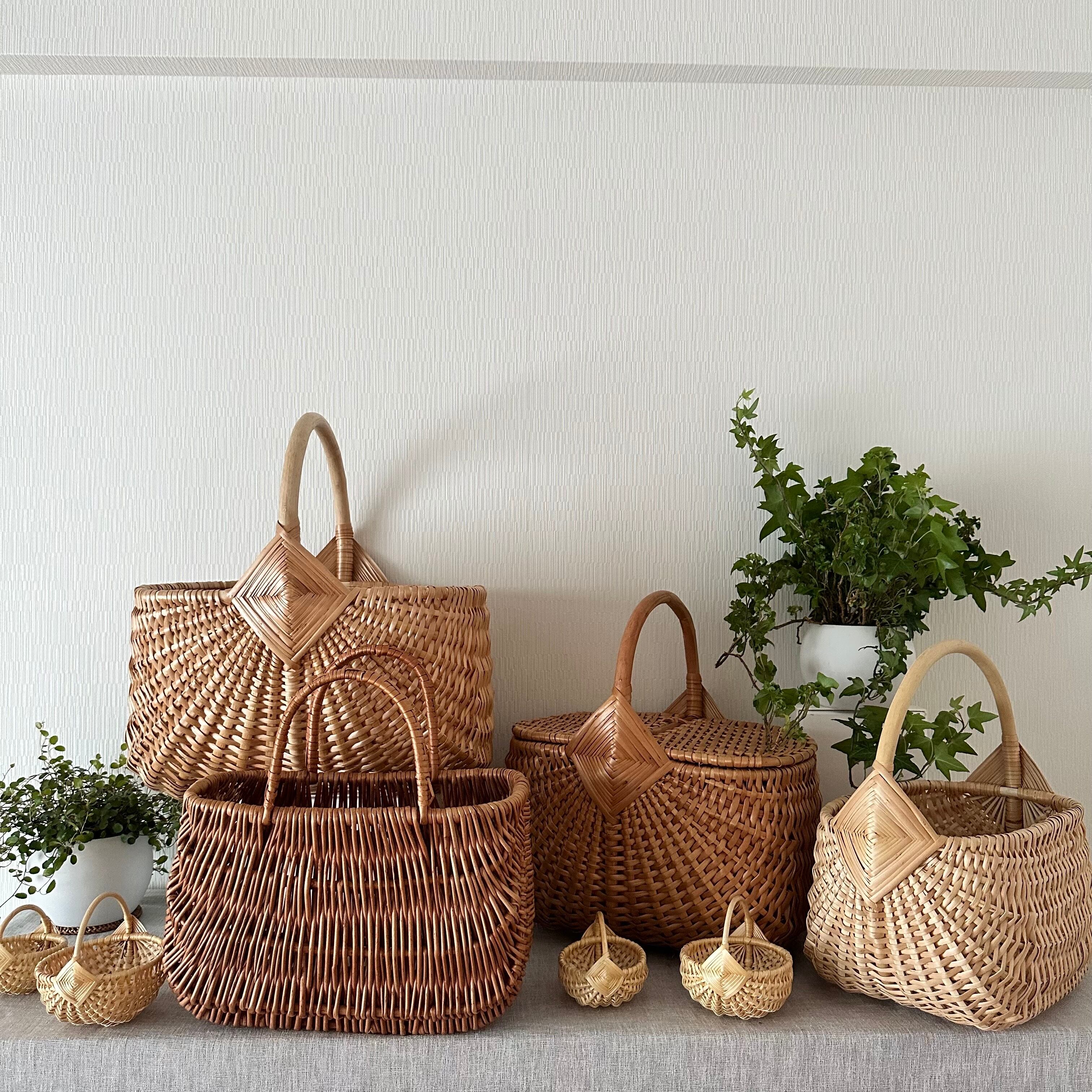 くるくるさん 専用ラトビア カゴバッグ ビッグサイズ 北欧暮らし