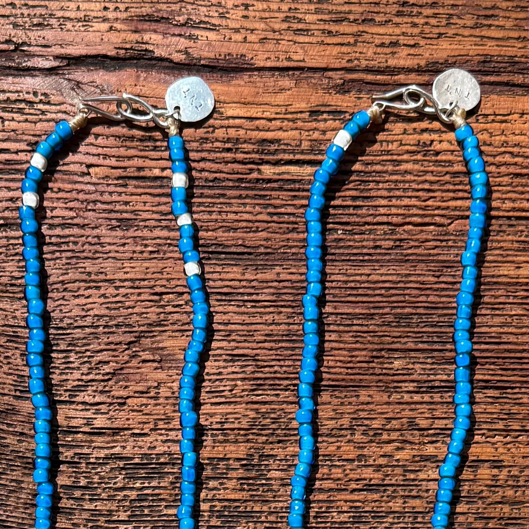 T'N'T ORIGINALS “Beads Necklace” アンティークビーズ ホワイトハーツ