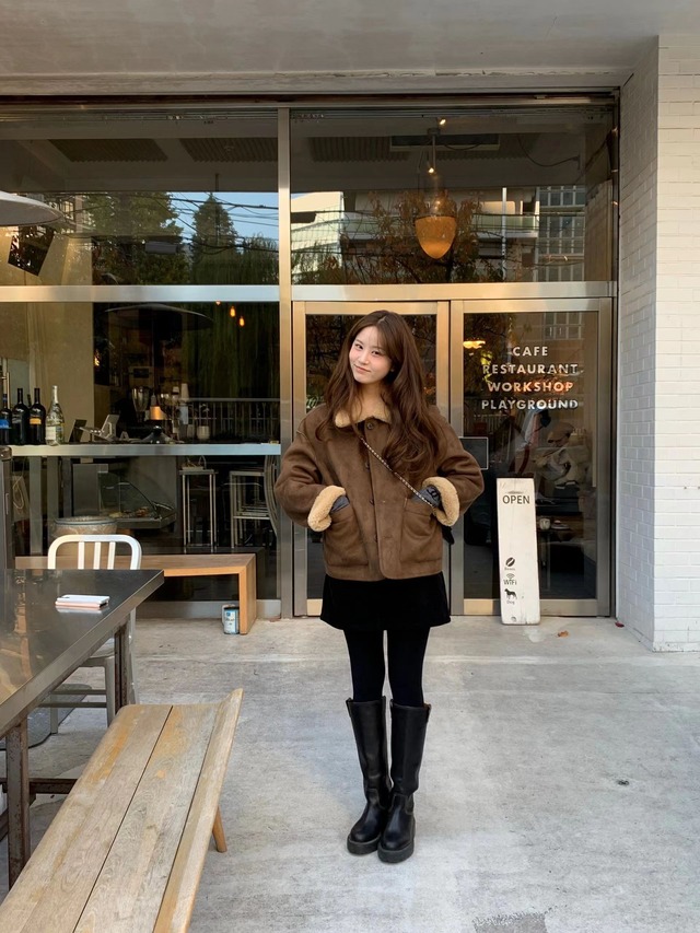 (予約) ounce / Baby reversible mustang jacket 2color