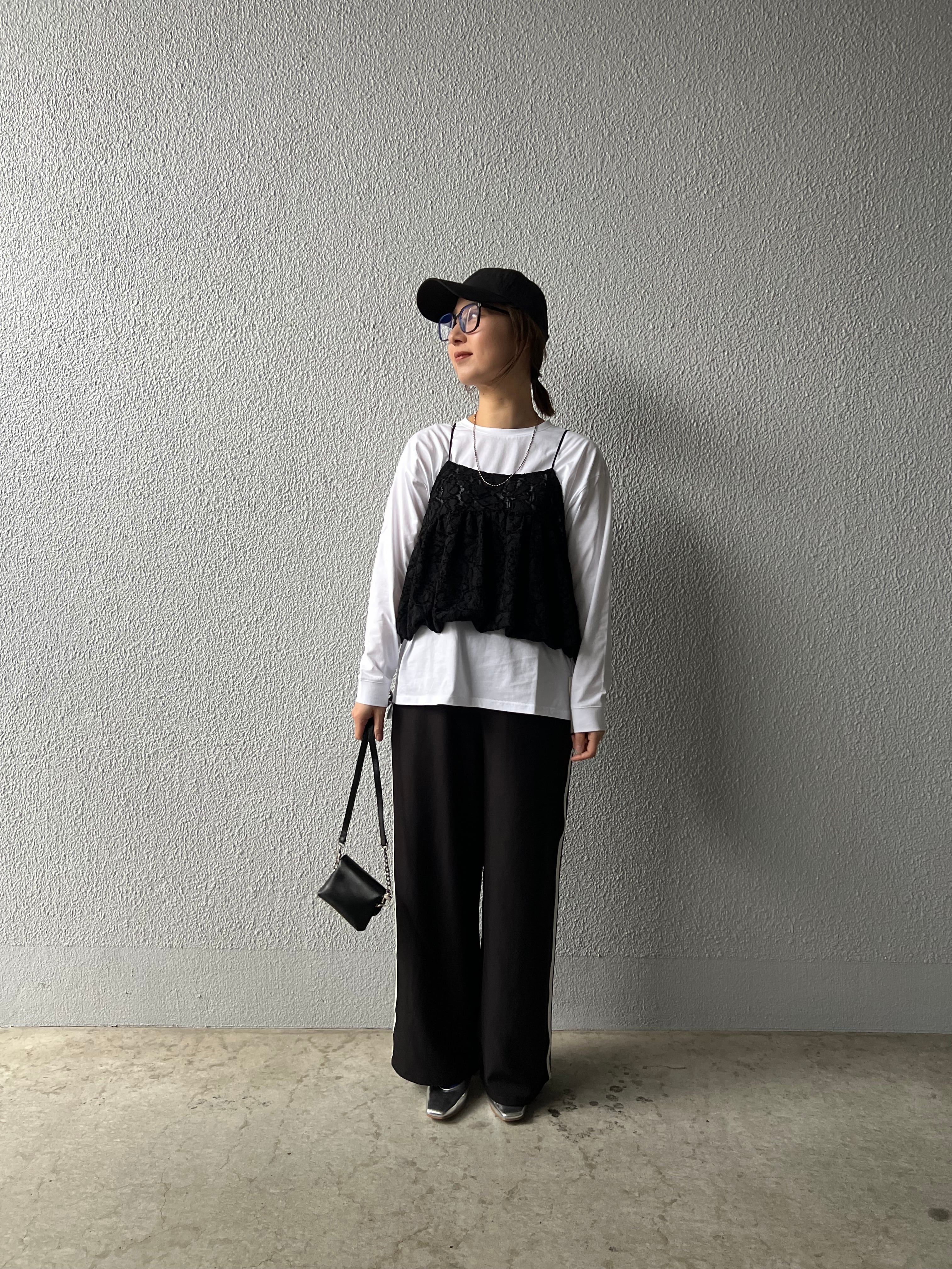 【SELECT】ロゴチェーン刺繍ロンT