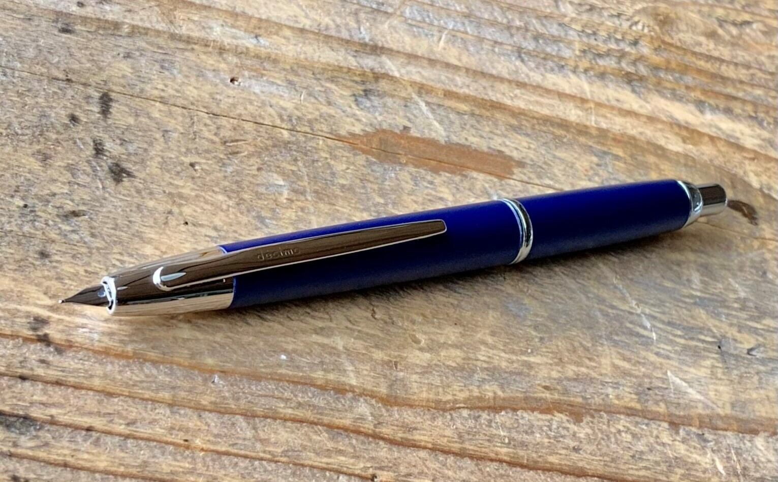 PILOT CAPLESS decimo Dark-blue のみこん 万年筆 字幅F