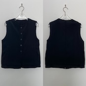 MIXツイードノースリvest/ブラック