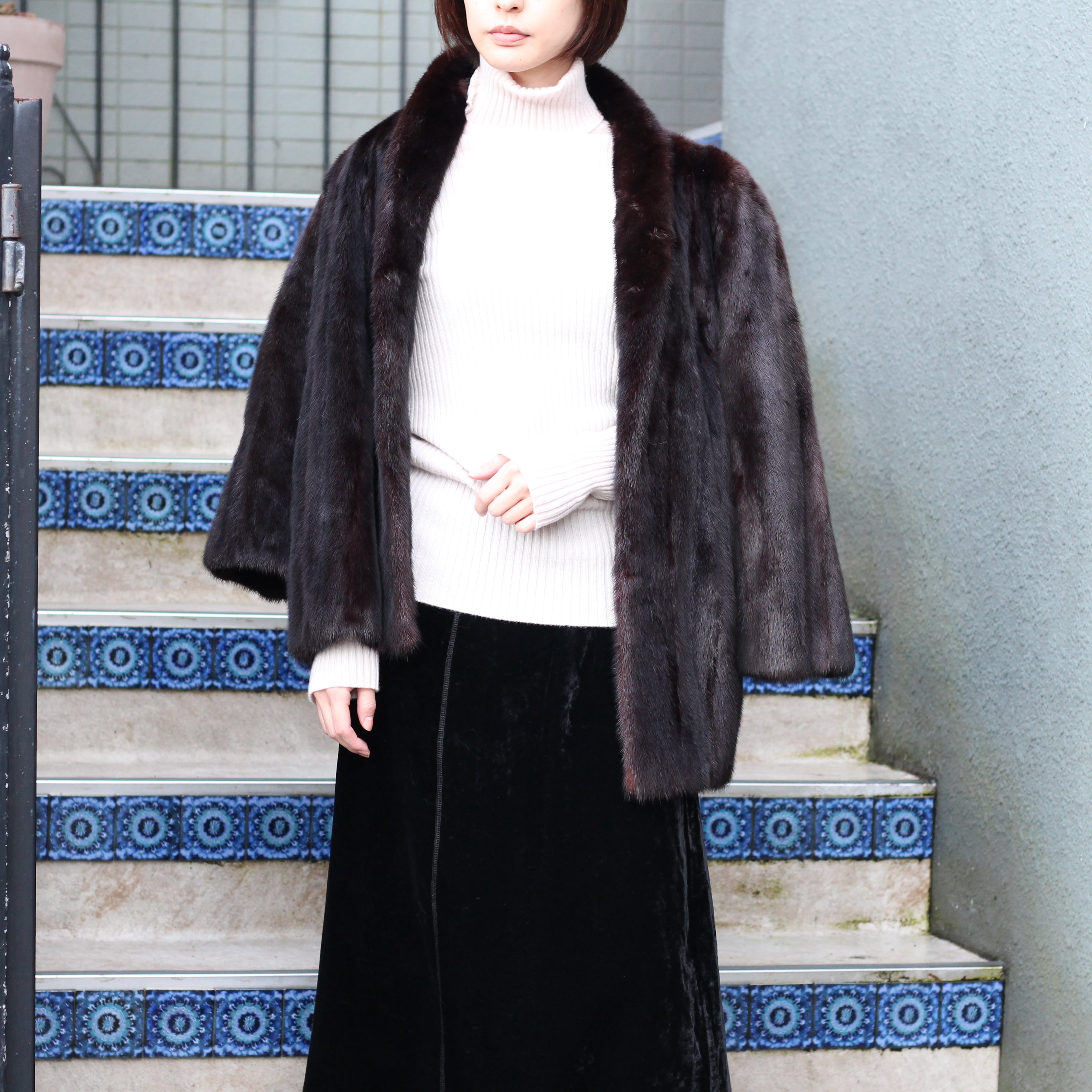 SAGA MINK ROTINY MINK FUR COAT/サガミンクミンクファーコート