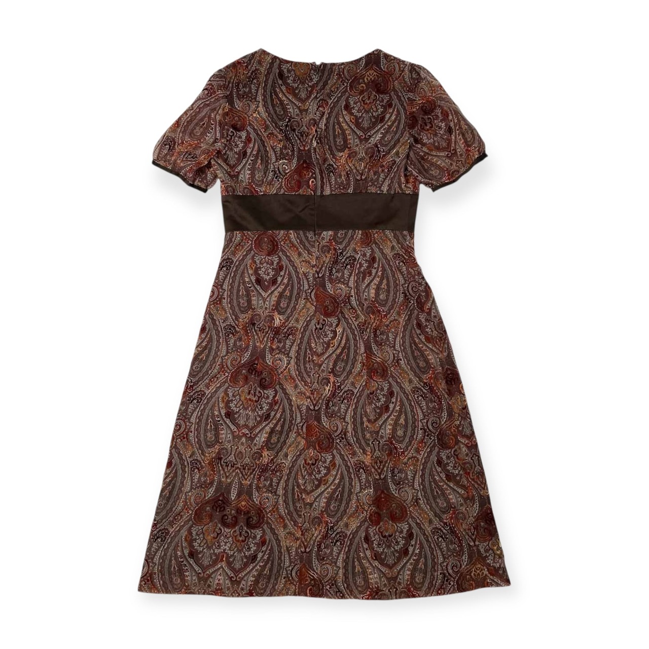 J.PRESS ジェイプレス ペイズリー 半袖 ワンピース サイズ 9 /レディース/オンワード樫山