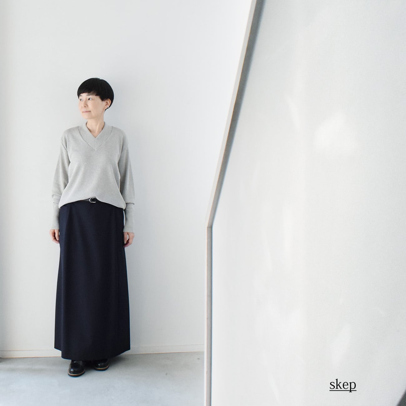 skep ショートブルゾン　黒　レディース 変形ショートブルゾン：黒［JK13BZBK］ | skep-online shop