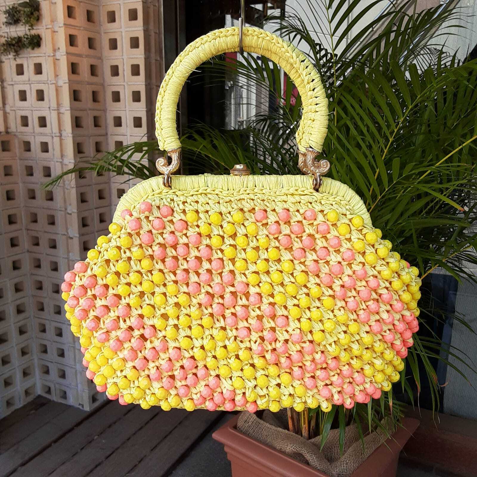 Cut beads handbag / カットビーズ ハンドバッグ | BIG TIME