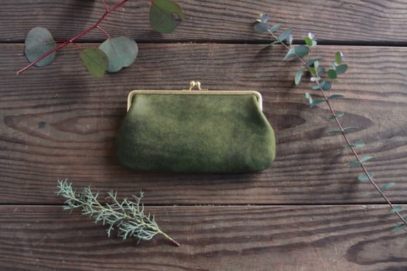 Una borsa] 革のがま口財布 | GUILD LEATHER WORKS