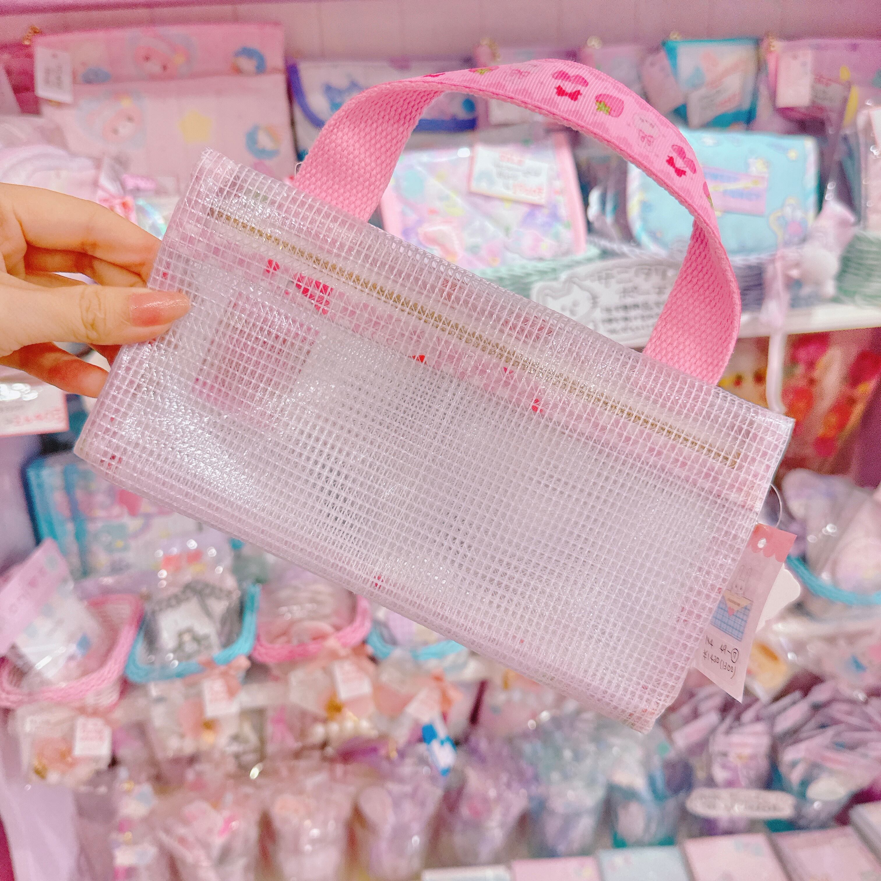 【N4】49-7バッグ風クリアポーチ