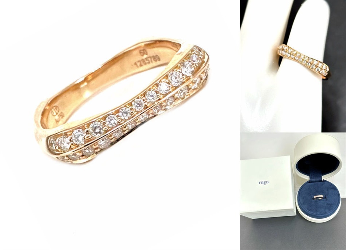 FRED フレッド クー ドゥ フードゥル ウェディングバンド リング 18K 