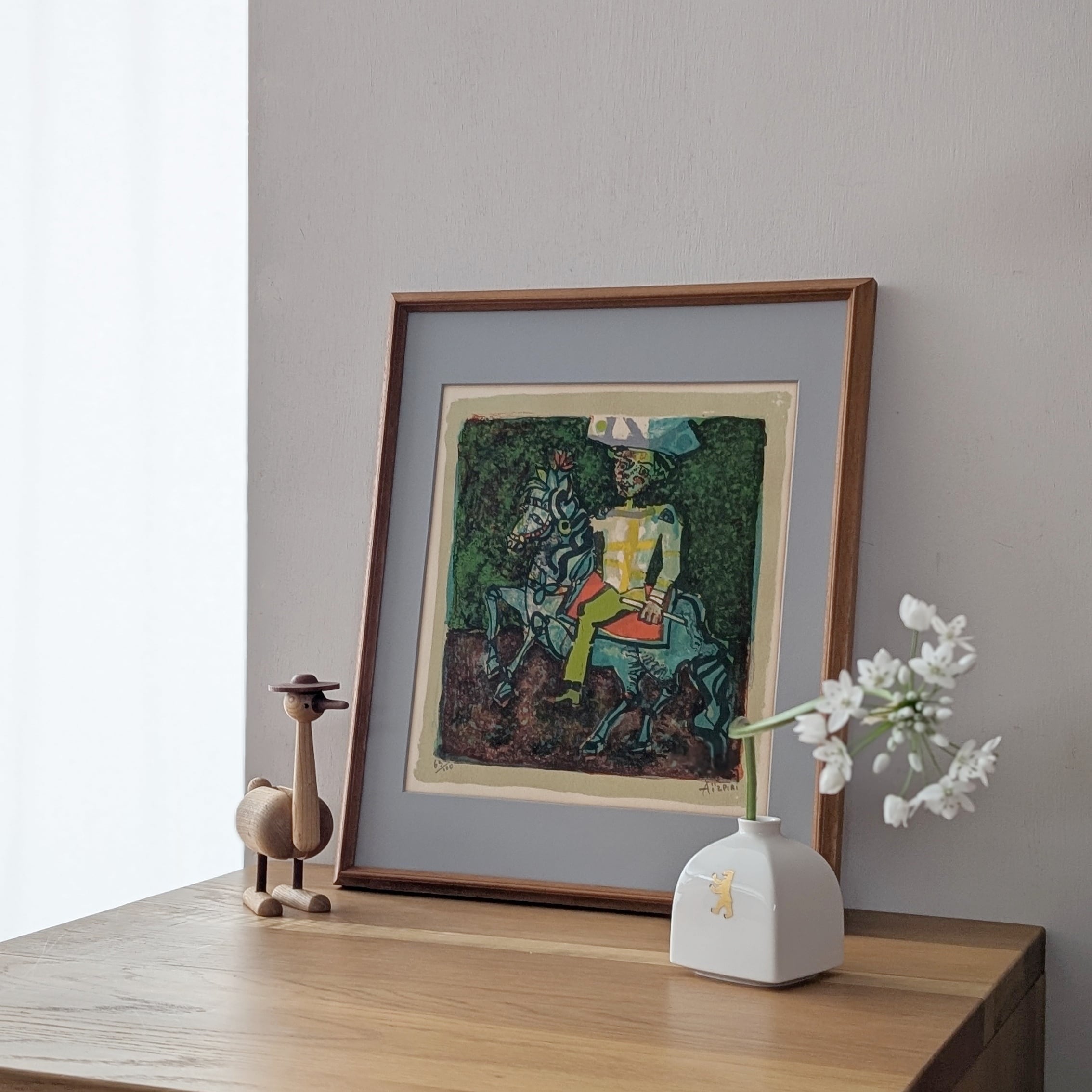 南桂子 1972年 版画 直筆サイン 額付属 | sonota ヴィンテージ家具