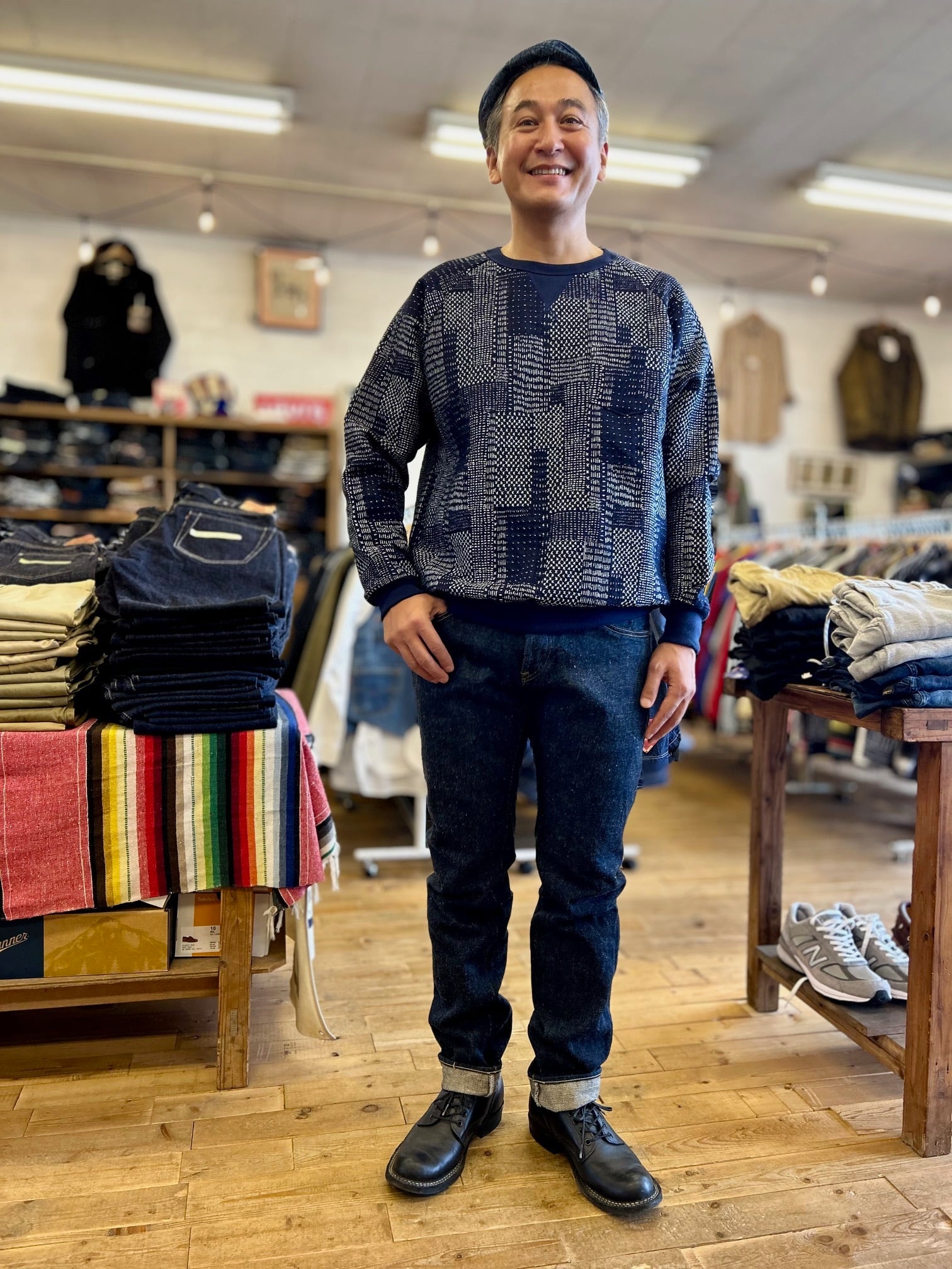 鬼デニム 622ZR 20oz シークレットブラック リラックステーパード38 鬼デニム 622ZR 20oz シークレットブラック リラックス